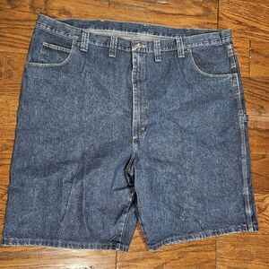 Wrangler Denim Cargo Men's Shorts, Blue - Size 48